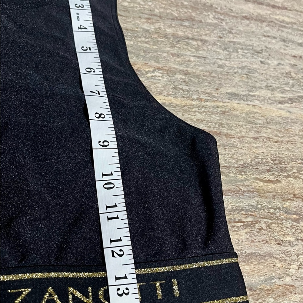 Giuseppe Zanotti Halyna Black Sports Bra Made in Italy - Picture 11 of 16
